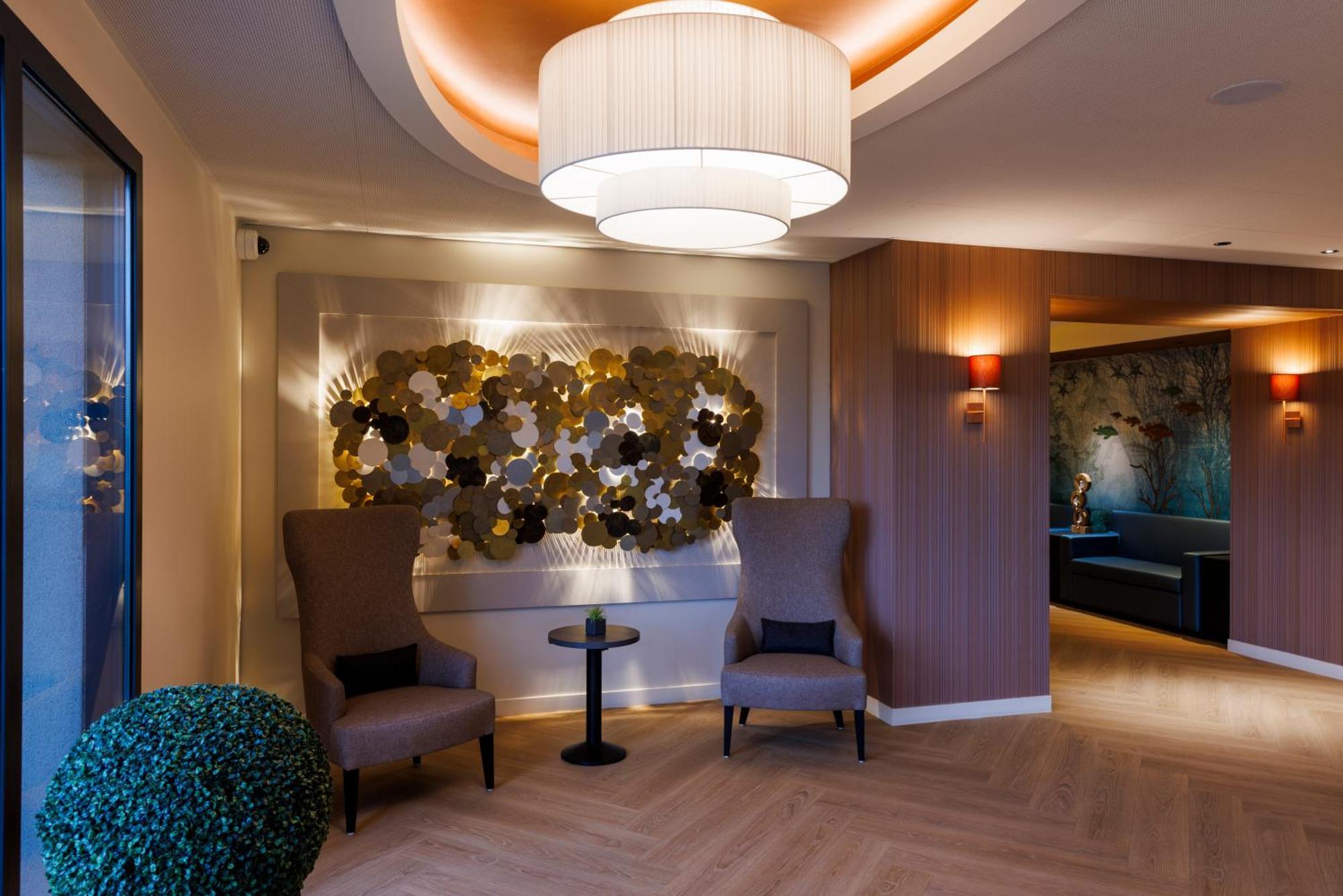 Les Boreales - Appart'Hotel & Restaurant Villers-sur-Mer Esterno foto